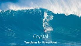  Presentation with maui - Presentation theme having maui-hi-march-13-professional background and a ocean colored foreground