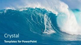  Presentation with maui - PPT theme featuring maui-hi-march-13-professional background and a ocean colored foreground