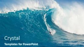  Presentation with maui - Presentation theme enhanced with maui-hi-march-13-professional background and a ocean colored foreground