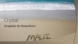  Presentation with maui - PPT theme having maui-maui-hawaii-the-word background and a mint green colored foreground