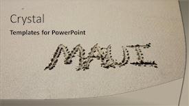  Presentation with maui - PPT layouts having maui-maui-hawaii-the-word background and a mint green colored foreground
