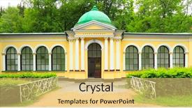  Presentation with czech republic - PPT theme having maurian - forest spring marianske lazne spa background and a  colored foreground