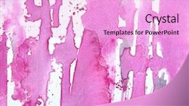  Presentation with pink 80s disco 3d illustration - Cool new PPT layouts with mauve abstract - pink grey watercolor 4 backdrop and a lavender colored foreground