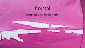  Presentation with watercolor circles - Colorful slide set enhanced with mauve abstract - pink grey watercolor 5 backdrop and a coral colored foreground