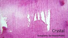  Presentation with abstract watercolor - Cool new presentation design with mauve abstract - pink watercolor textures 2 backdrop and a coral colored foreground