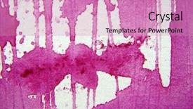  Presentation with abstract watercolor - Colorful presentation theme enhanced with mauve abstract - pink watercolor textures 8 backdrop and a  colored foreground