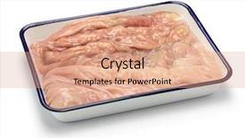  Presentation with bag iv fluid - Beautiful PPT theme featuring mawar - abomasum rennet bag reed tripe backdrop and a coral colored foreground