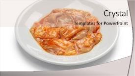  Presentation with korean trip - Presentation design enhanced with mawar - abomasum rennet bag reed tripe background and a lemonade colored foreground