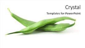  Presentation with max - Theme featuring max - green pod isolated on white background and a white colored foreground