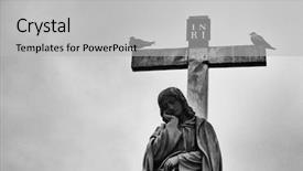  Presentation with max - Amazing presentation design having max - grieving virgin mary statue charles backdrop and a light gray colored foreground