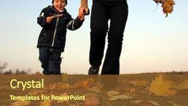  Presentation with kid police - Amazing slide set having max - running kid with half mother backdrop and a tawny brown colored foreground