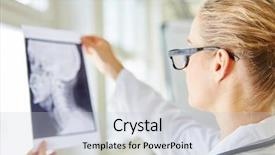  Presentation with maxillofacial surgery - Slide deck featuring maxillofacial surgery - doctor with x-ray image background and a lemonade colored foreground