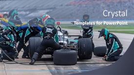  Presentation with teams - Beautiful presentation theme featuring may-01-2021-ft-worth backdrop and a seafoam green colored foreground