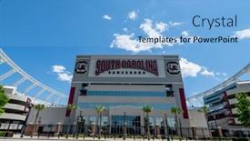  Presentation with football stadium - Presentation consisting of may-06-2020-columbia-south background and a light blue colored foreground
