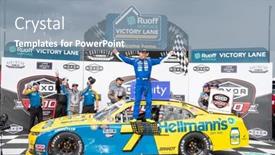  Presentation with raceway - Presentation theme consisting of may-07-2022-darlington-sc background and a mint green colored foreground