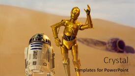  Presentation with star wars - Presentation theme featuring may-13-2020-recreation background and a gold colored foreground