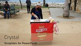  Presentation with vendor - Cool new presentation design with may-14-2021-santa-monica backdrop and a coral colored foreground
