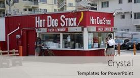  Presentation with free dog - Colorful presentation design enhanced with may-14-2021-santa-monica backdrop and a light gray colored foreground