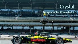  Presentation with indiana jones - Audience pleasing presentation consisting of may-20-2021-indianapolis-indiana backdrop and a ocean colored foreground