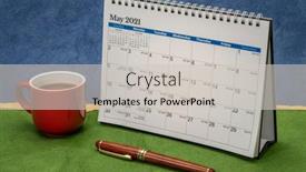  Presentation with abstract business - PPT layouts featuring may-2021-spiral-desktop-calendar background and a light gray colored foreground