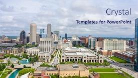 Presentation with indiana - Beautiful slides featuring may-22-2019-indianapolis-indiana backdrop and a sky blue colored foreground