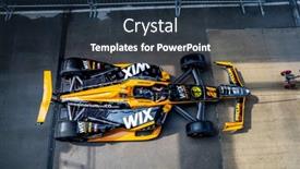  Presentation with sage - PPT theme featuring may-24-2019-indianapolis background and a tawny brown colored foreground