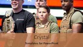  Presentation with recruiting - PPT theme consisting of may-24-2019-new-york background and a coral colored foreground