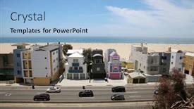  Presentation with rich - Beautiful PPT theme featuring may-24-2021-santa-monica backdrop and a  colored foreground