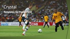  Presentation with premier league - Slide deck with may-27-2015-england-premier background and a dark gray colored foreground