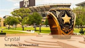  Presentation with 2020 - Audience pleasing presentation design consisting of may-27-2020-college-station backdrop and a coral colored foreground