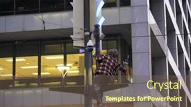  Presentation with houston - Beautiful presentation design featuring may-29-2020-houston-texas backdrop and a tawny brown colored foreground