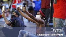  Presentation with houston - Colorful presentation theme enhanced with may-29-2020-houston-texas backdrop and a ocean colored foreground