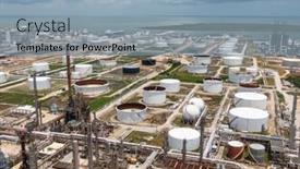  Presentation with refinery - Beautiful presentation design featuring may-30-2020-texas-city backdrop and a  colored foreground