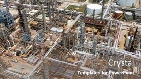  Presentation with refinery - Presentation theme with may-30-2020-texas-city background and a  colored foreground