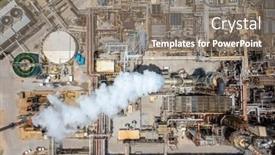  Presentation with refinery - Colorful presentation enhanced with may-30-2020-texas-city backdrop and a  colored foreground