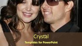  Presentation with mission impossible - Audience pleasing presentation theme consisting of may-4-2006-tom-cruise backdrop and a tawny brown colored foreground