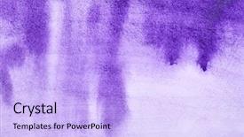  Presentation with abstract watercolor - Audience pleasing presentation theme consisting of may be used as background backdrop and a light blue colored foreground