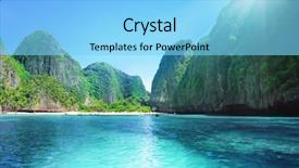  Presentation with maya bay - Amazing presentation having maya bay backdrop and a light blue colored foreground