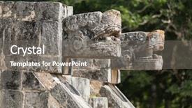  Presentation with archaeological - Theme consisting of  background and a  colored foreground