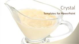  Presentation with mayonnaise - Audience pleasing PPT layouts consisting of mayonnaise-in-bowl-isolated backdrop and a cream colored foreground