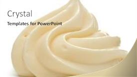  Presentation with mayonnaise - Slide deck featuring mayonnaise-swirl-isolated-on-white background and a white colored foreground