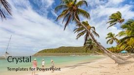  Presentation with kids - Slide deck enhanced with mayreau island in st vincent background and a  colored foreground