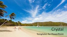  Presentation with well being for kids - Cool new presentation theme with mayreau island in st vincent backdrop and a  colored foreground