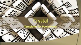  Presentation with domino - Slides with  background and a  colored foreground