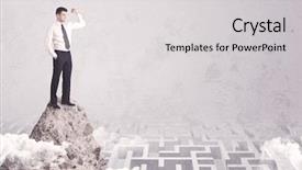  Presentation with solving - Slide deck consisting of maze is no challenge background and a light gray colored foreground