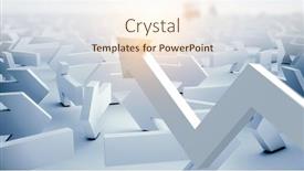  Presentation with maze - Slide deck having maze-made-up-from-arrows background and a cream colored foreground