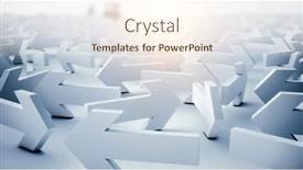  Presentation with maze - Presentation theme having maze-made-up-from-arrows background and a cream colored foreground