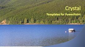  Presentation with recreation - Amazing PPT layouts having mcdonalds - panoramic view of lake mcdonald backdrop and a tawny brown colored foreground