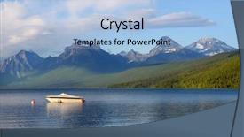  Presentation with boat - Cool new slides with mcdonalds - single boat in the middle backdrop and a light blue colored foreground