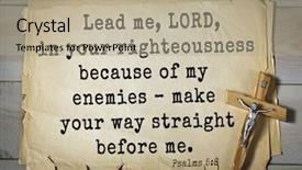  Presentation with bible psalms - Cool new theme with me lord in your righteousness backdrop and a mint green colored foreground